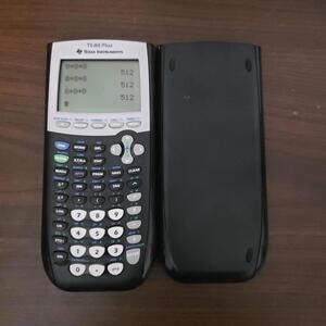 Texas Instruments TI-84 Plus Graphing Calculator W/Cover Tested & Works Great D